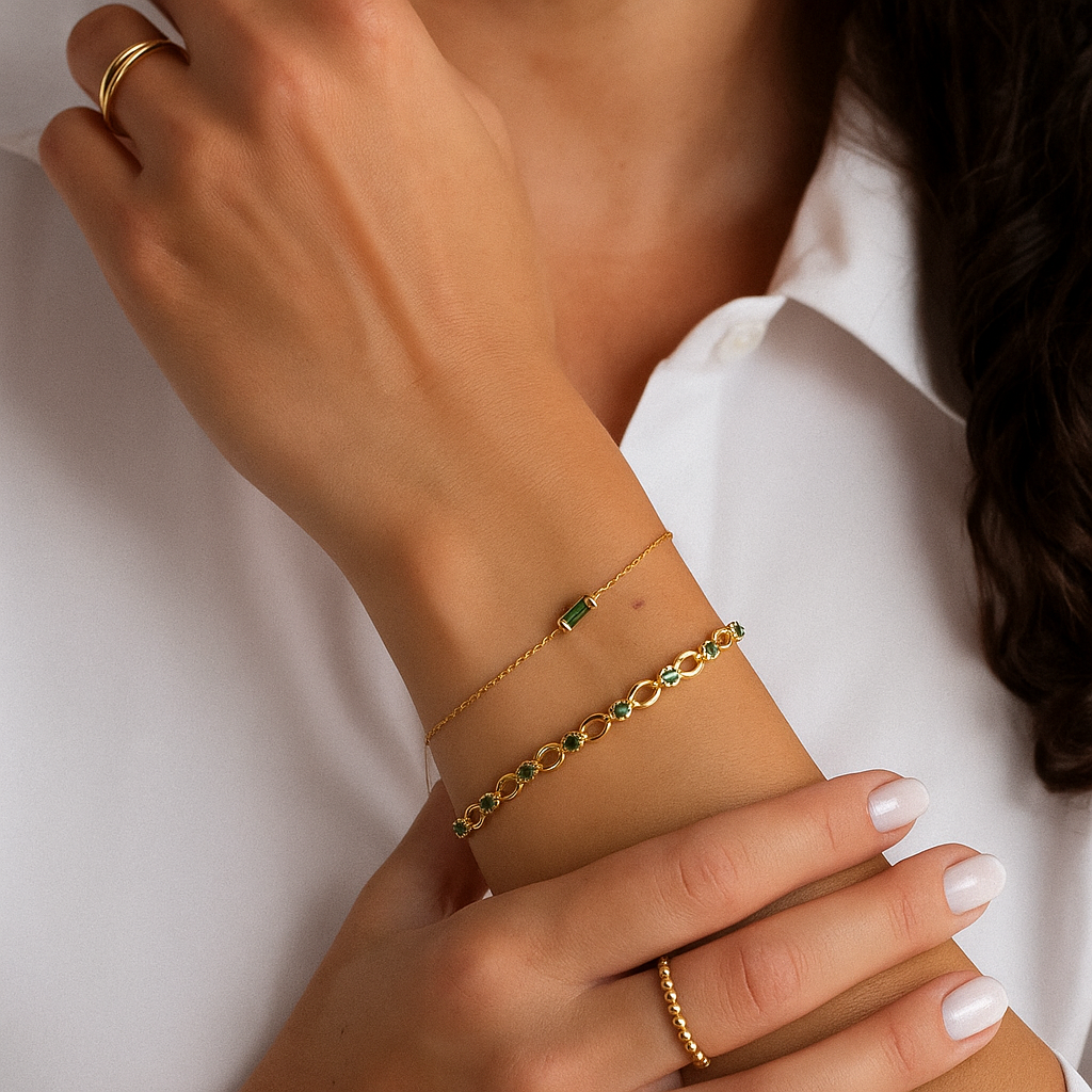 Geburtssteinarmband Aurelia