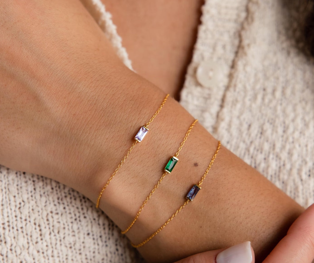 Geburtssteinarmband Aurelia