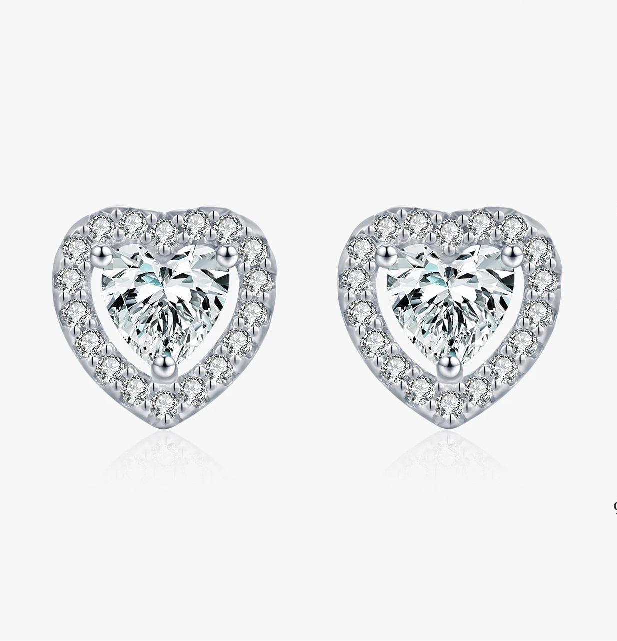 Heart Pure Halo Ohrringe