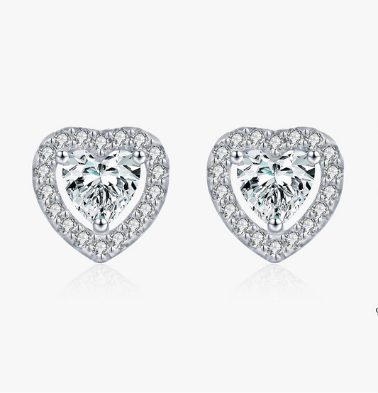 Heart Pure Halo Ohrringe